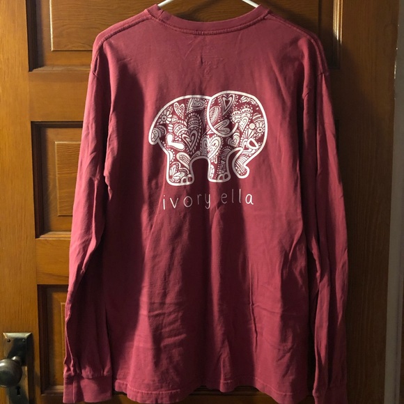 Red Hearts Ivory Ella shirt - Picture 1 of 2